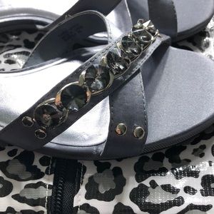 Yellow box dress sandals